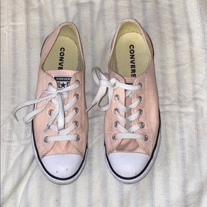 Baby pink size 7.5 low top Converse